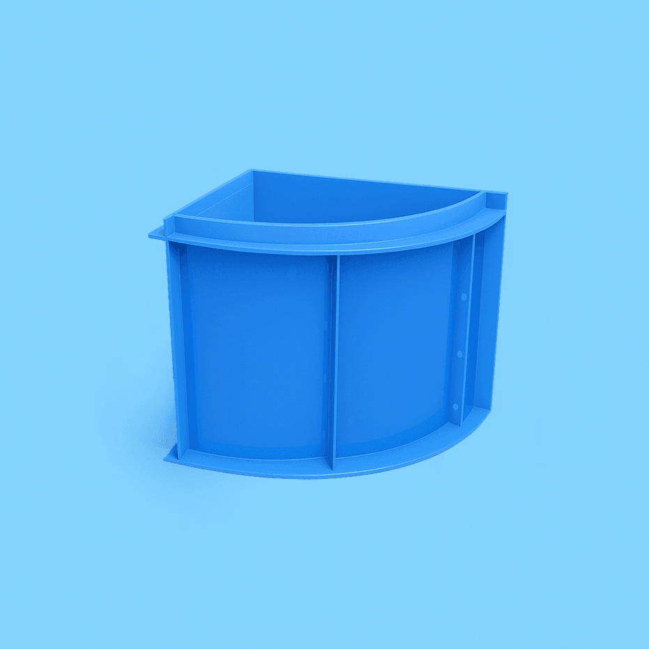 Угловая купель 1 х 1,2 м